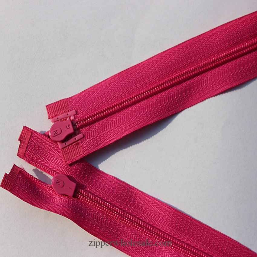 reflective tape reversible nylon zippers wholesale