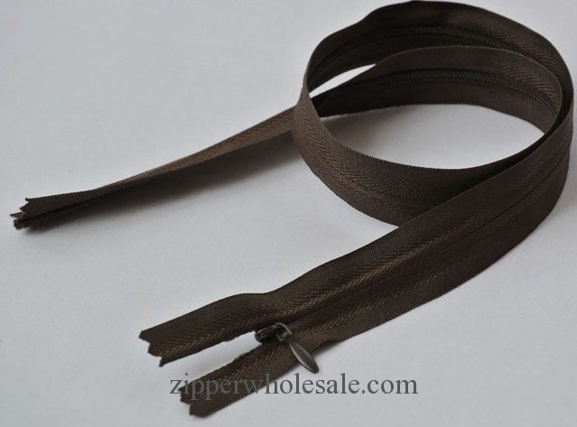 conceal zippers with fabric tape wholesale