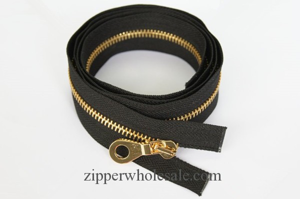 golden metal zippers open end gold metal zippers