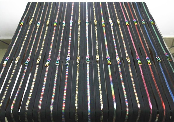 multi color metal zipper chain wholesale