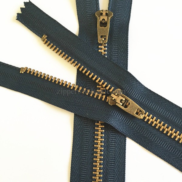 metal zippers for jeans wholesale