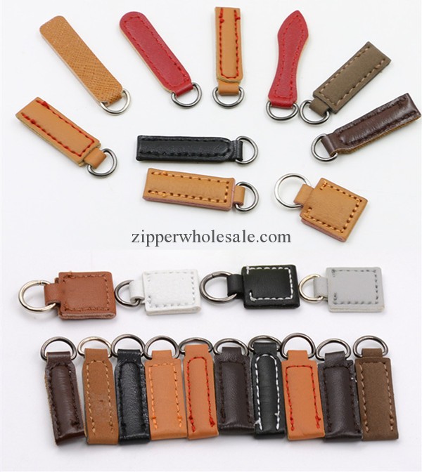 leather zipper pulls wholesale