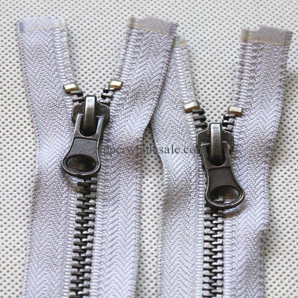 metal zippers at wholesale prices